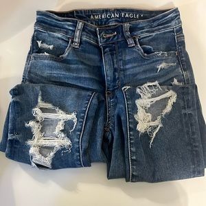 American Eagle outfitters size 0 next level stretch, skinny jeans